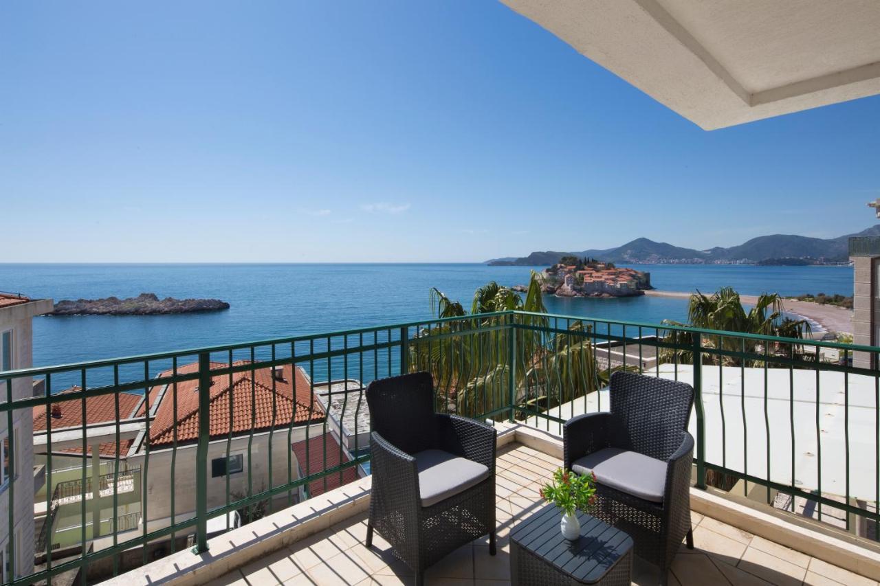 Family Apartment With Sea View Sveti Stefan Budua Esterno foto